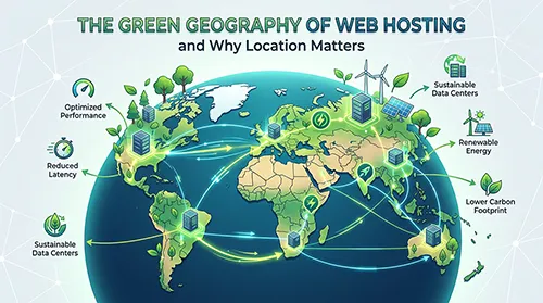 The green geography of web hosting and why location matters