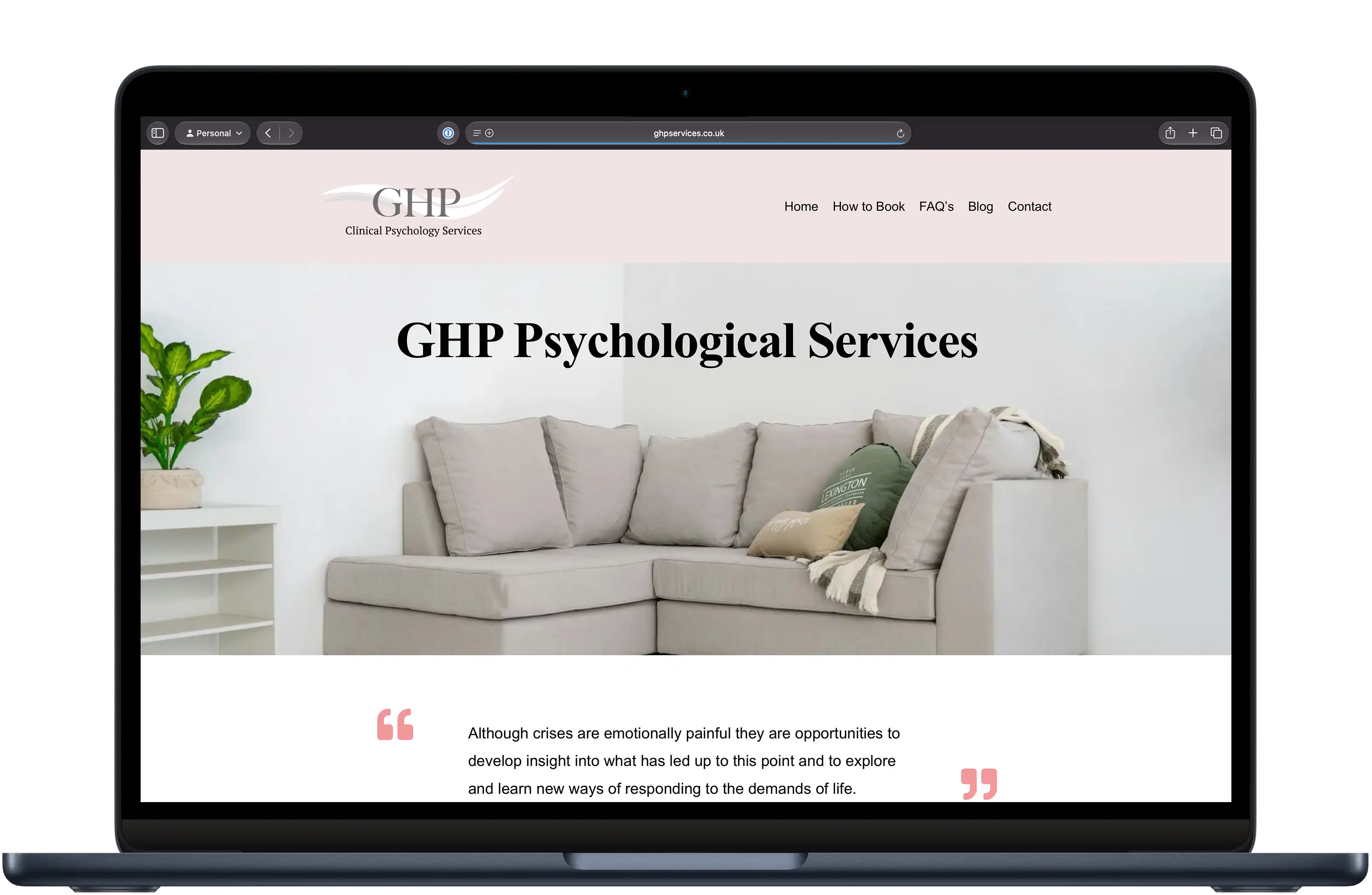 GHP Psychological Services website